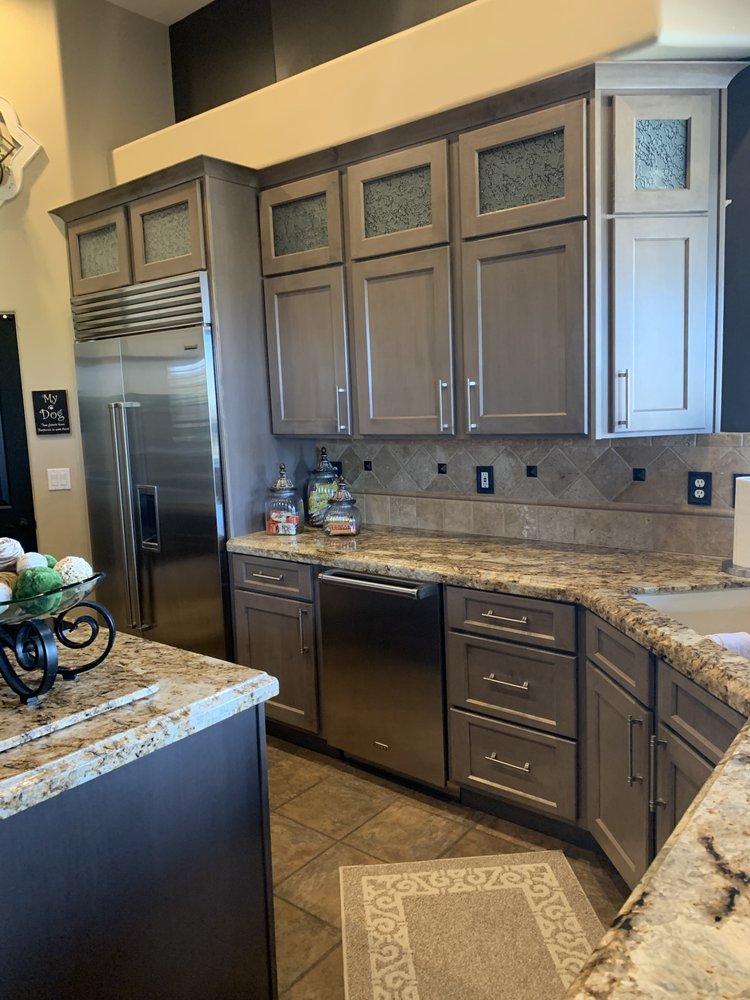 AFTER 1 Kitchen Refacing Scottsdale Gray Upper Shaker Doors