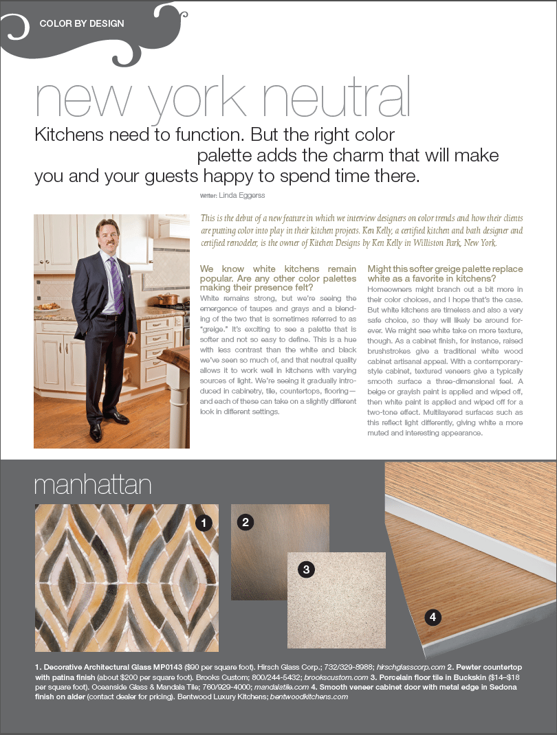 Kitchen Designs by Ken Kelly in Better Homes & Gardens Beautiful