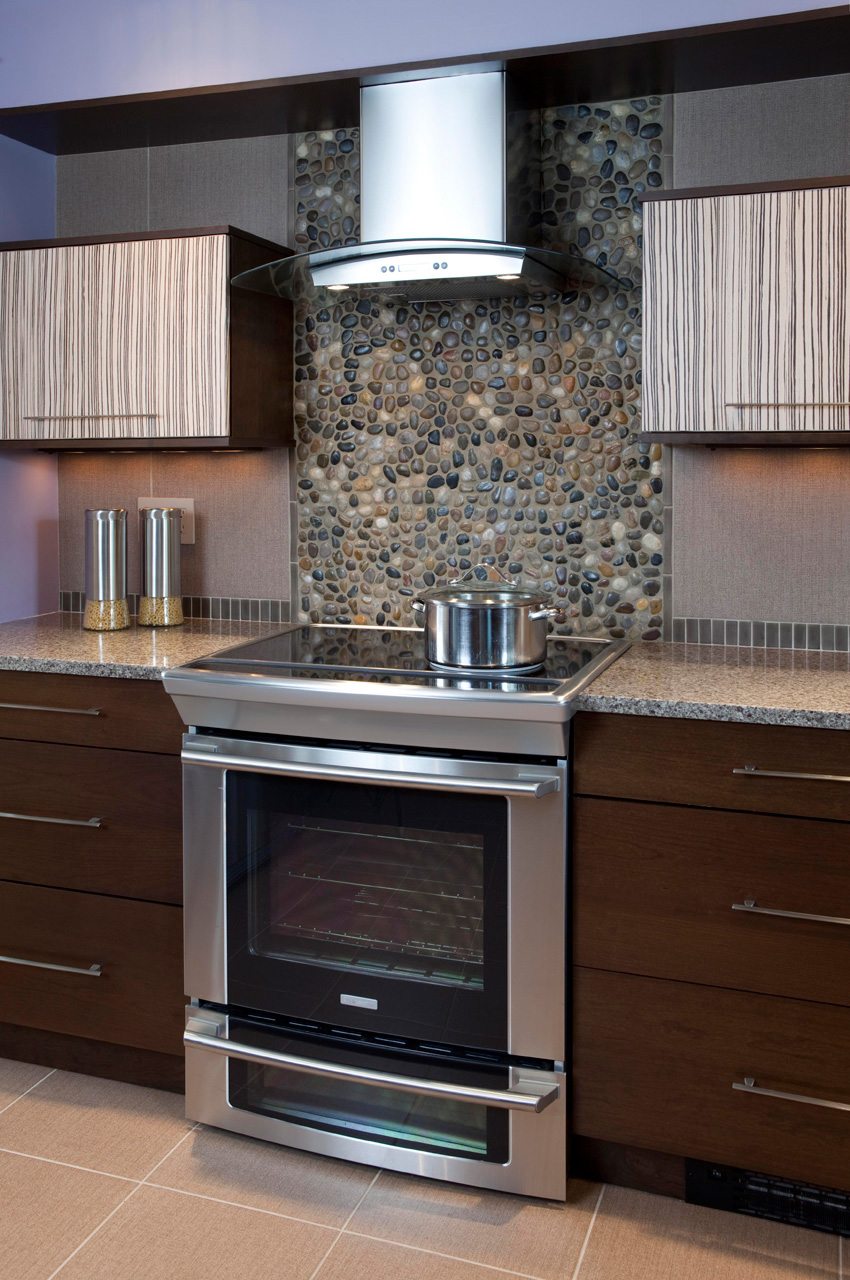 Exotic Zebra Wood Kitchen Wooden Syosset, Long Island