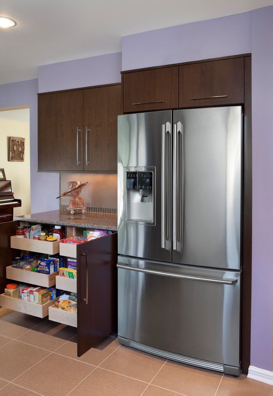 Exotic Zebra Wood Kitchen Wooden Syosset, Long Island