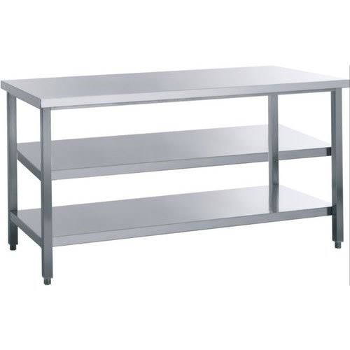 SS working table top,mid and bottom shelf Kitchen Dunya