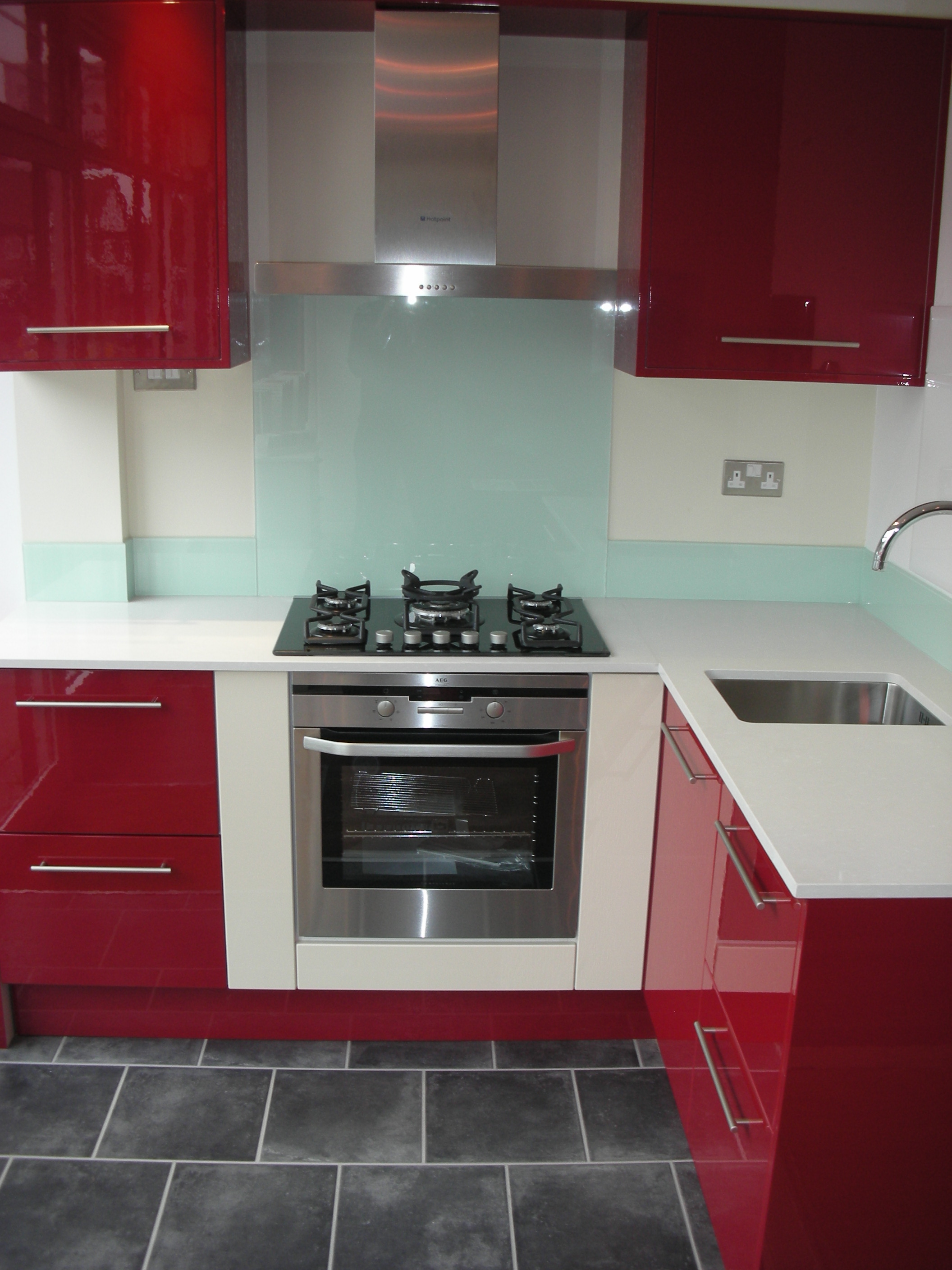 Kitchen Dynamics » red gloss kitchen