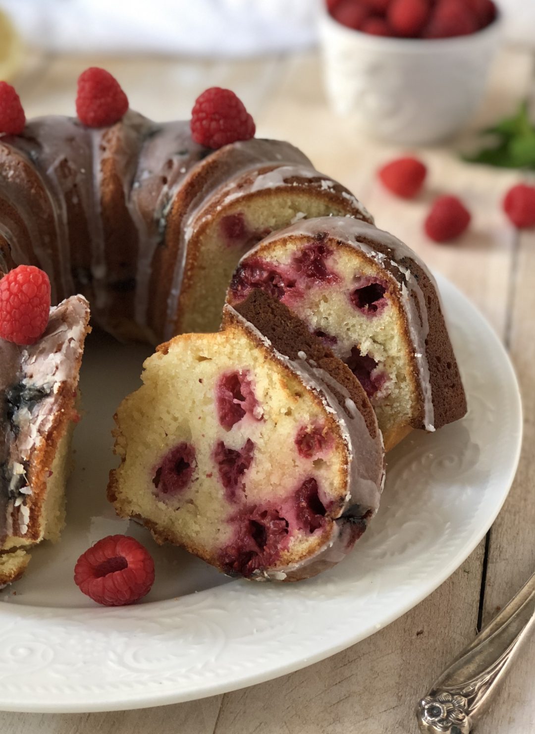 Lemon Raspberry Bundt Cake Recipes The Kitchen Fairy