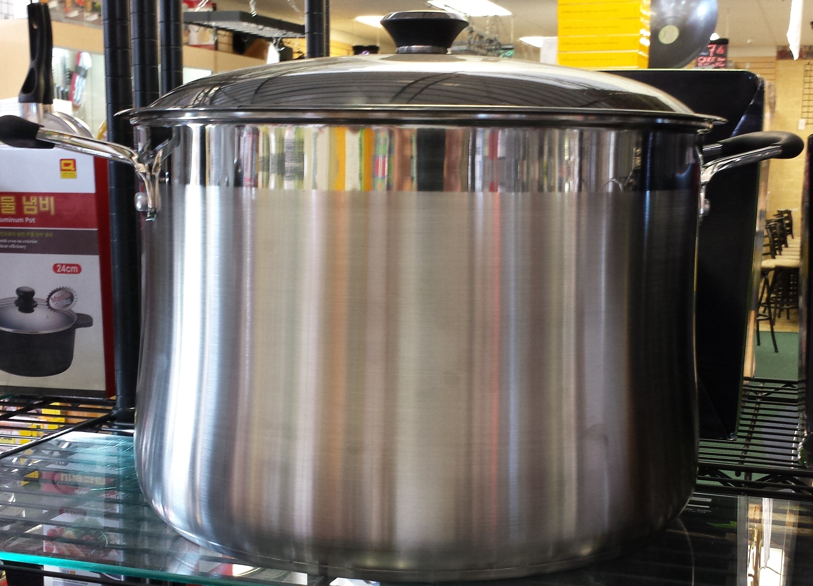 40 Quart Stainless Steel Very Large Stock POT 3PLY eBay