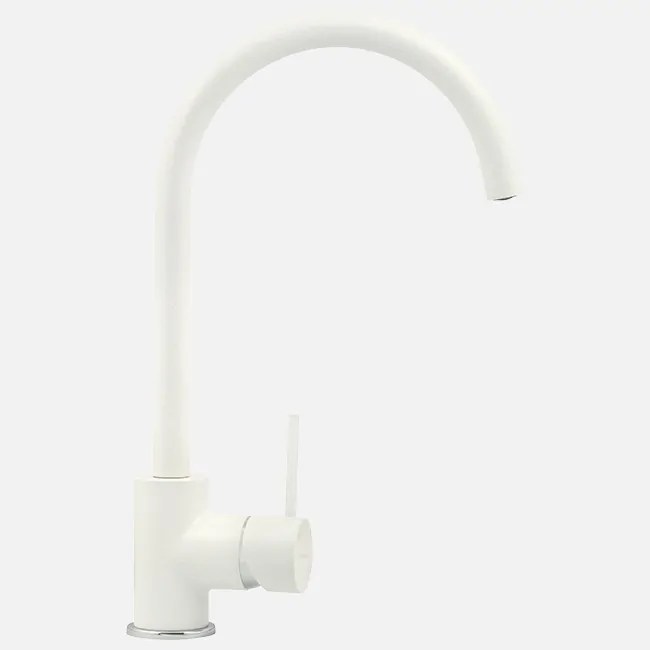 White matching composite tap Tap to match white sinks Ireland