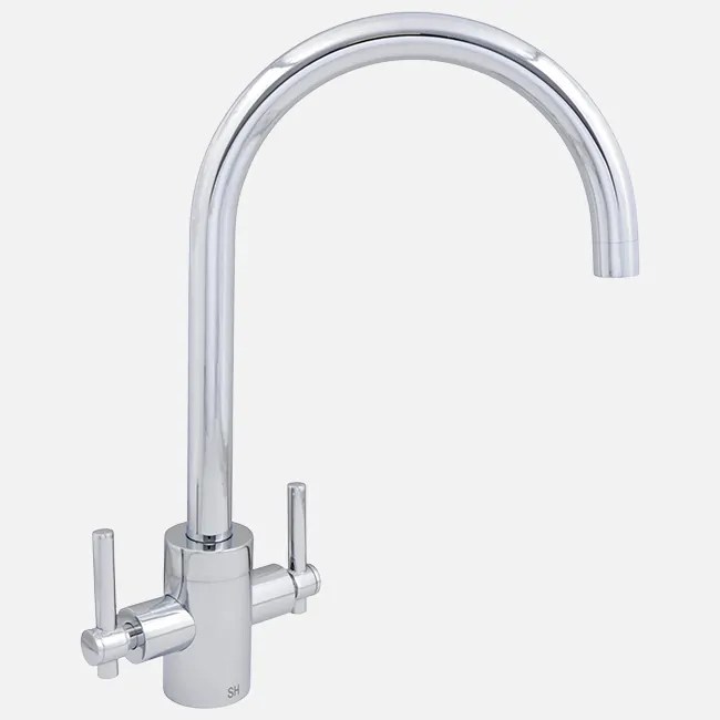 Clearwater Rococo chrome tap kitchen sink taps Ireland