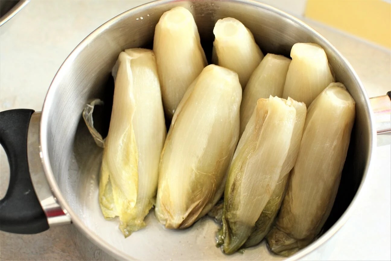 Braised Belgian Endives with Ham au Gratin Kitchen Frau