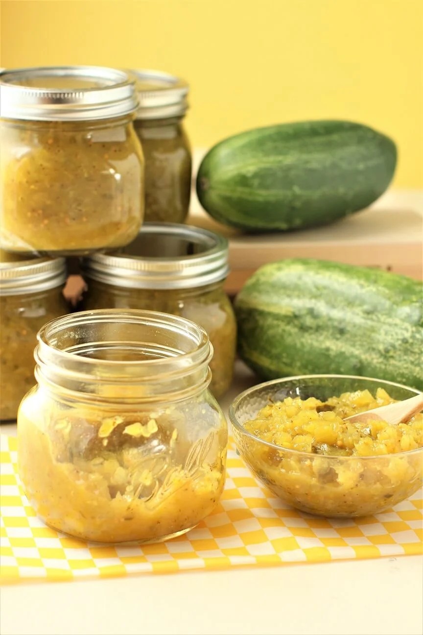 Pickle Relish Made with Overripe Cucumbers Kitchen Frau