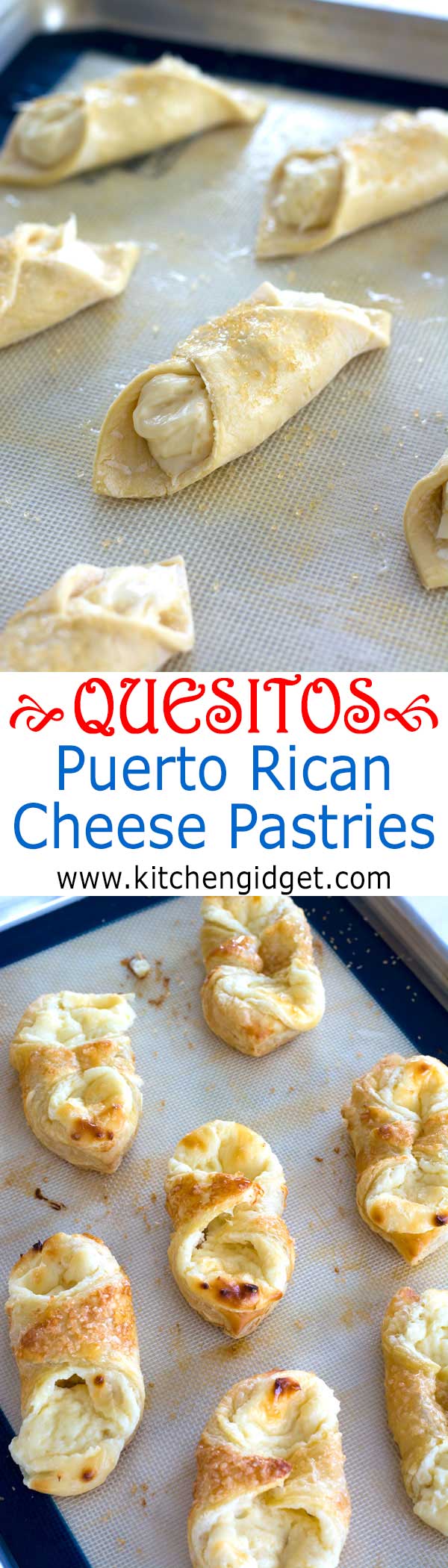 Quesitos (Cream Cheese Pastries) Kitchen Gidget