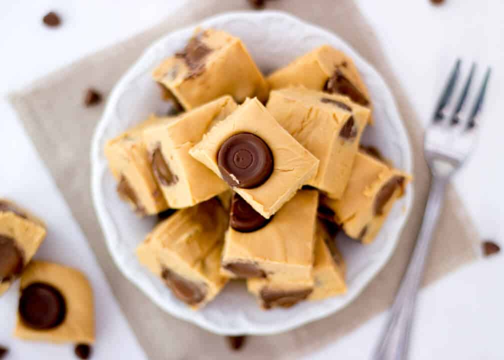 Rolo Caramel Fudge 4 Ingredient No Bake Homemade GiftKitchenMason