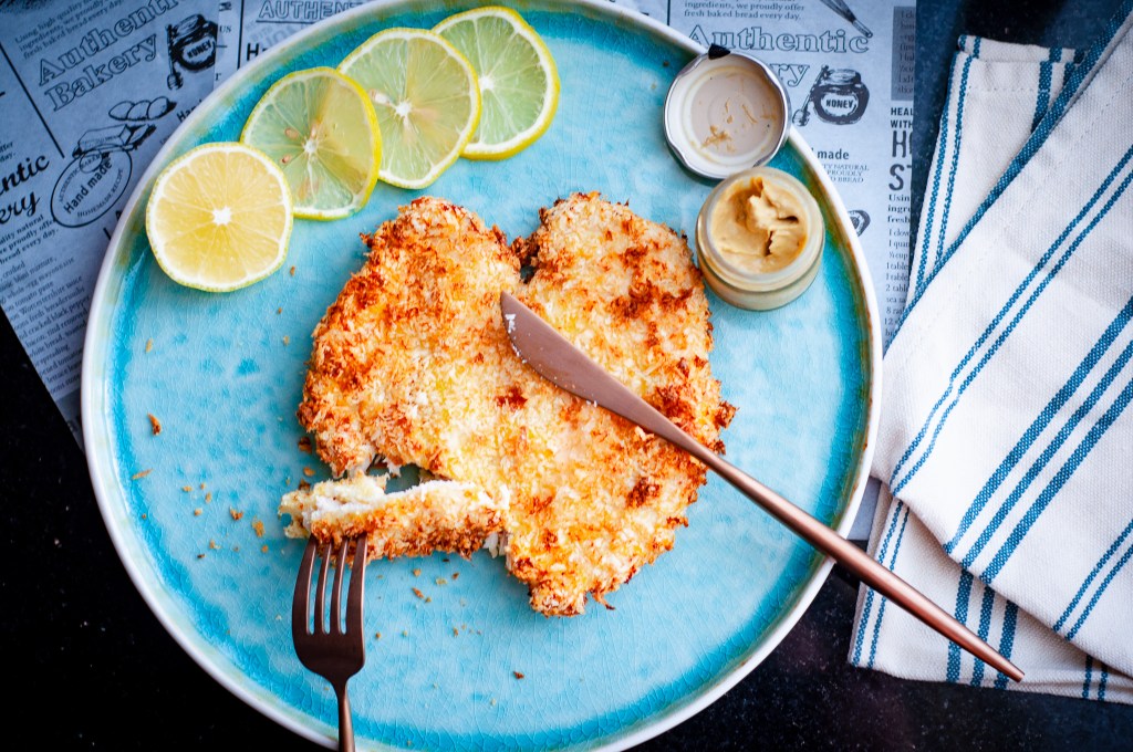 Airfried Chicken Schnitzel Kitchenmess