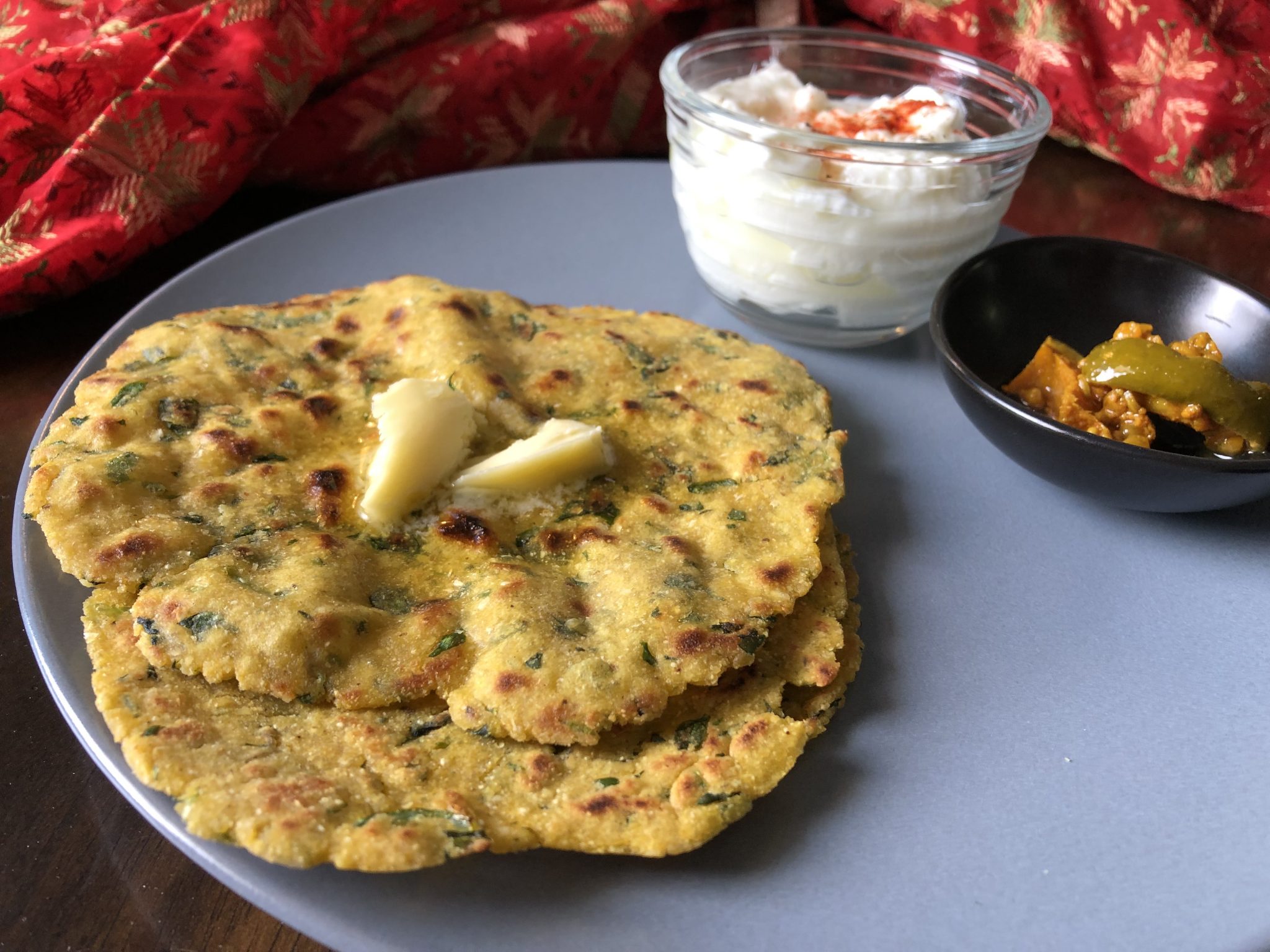 Makki Methi ki Roti Fenugreek Cornmeal Flatbread Kitchenpostcards