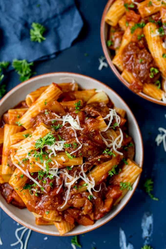 Big Batch Beef Ragu with Pasta Nicky's Kitchen Sanctuary