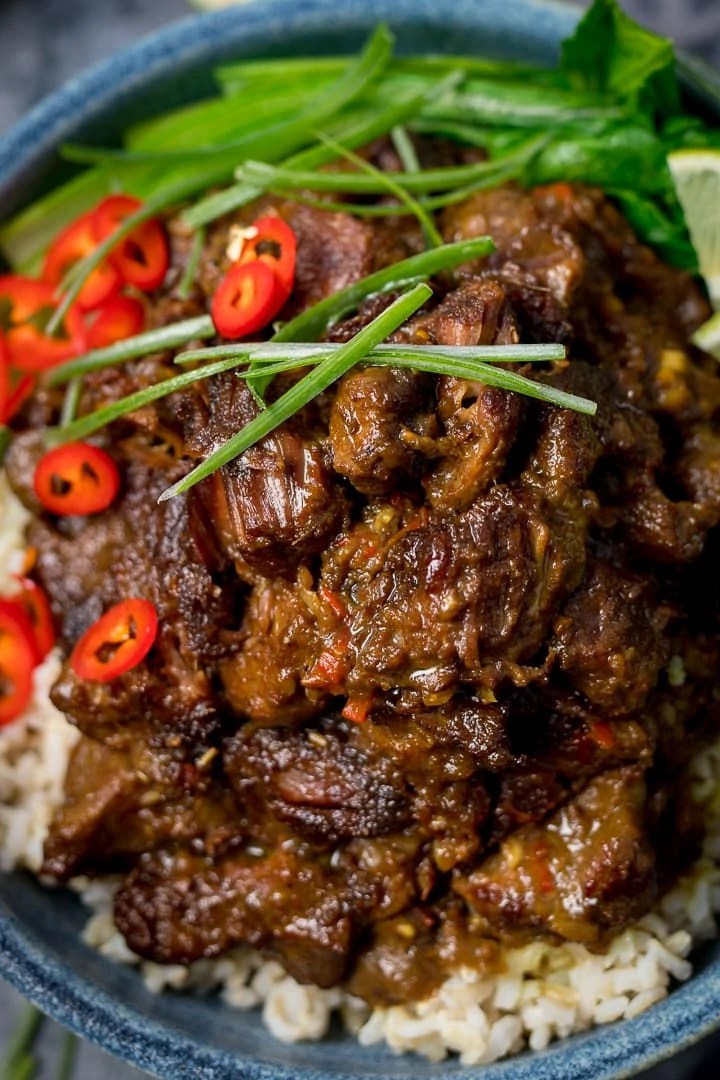 Spicy Beef Rendang Nicky's Kitchen Sanctuary