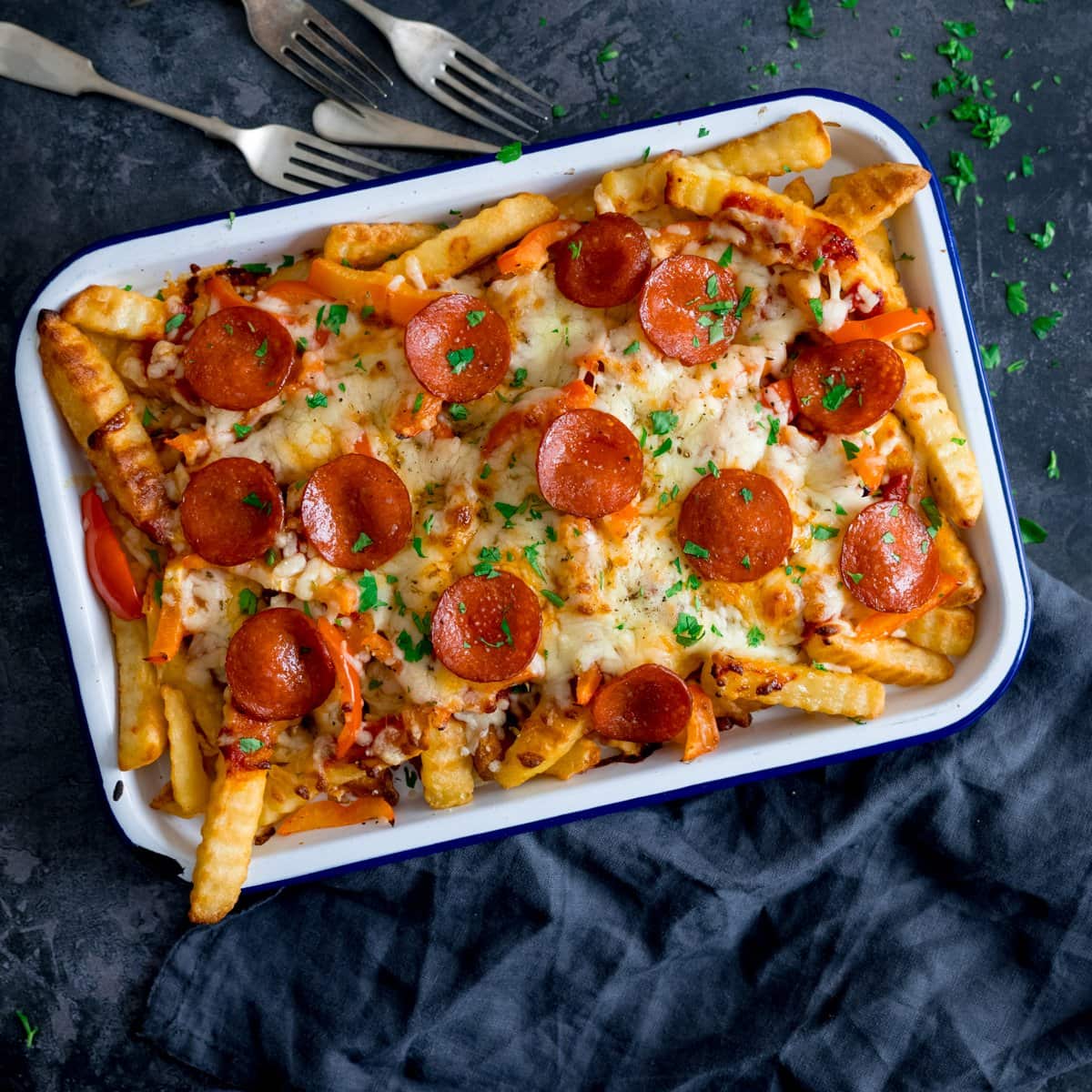 Pizza with Fries: A Culinary Symphony of Flavors and Textures