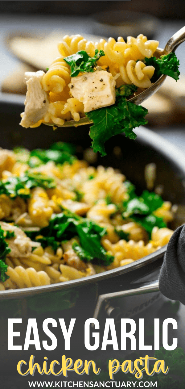 One Pot Garlic Chicken Pasta Nicky's Kitchen Sanctuary