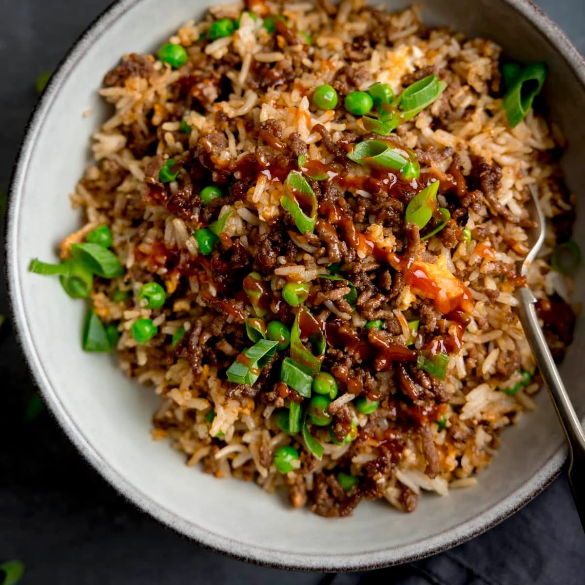 Minced Beef Fried Rice Nicky's Kitchen Sanctuary