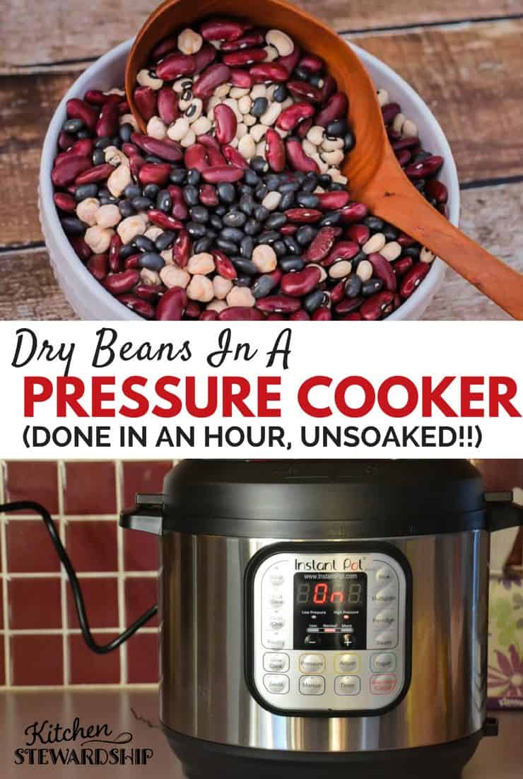How to Pressure Cook Dry Beans/Legumes (with OR without