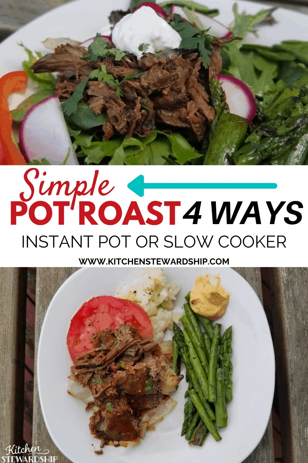 Quick Pot Roast Recipe | Super Simple Slow Cooker or Instant Pot Dinner