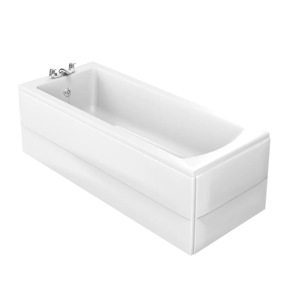 Modern & unique designs of print Ideal Standard Della SingleEnded Bath Acrylic 2 Tap Holes