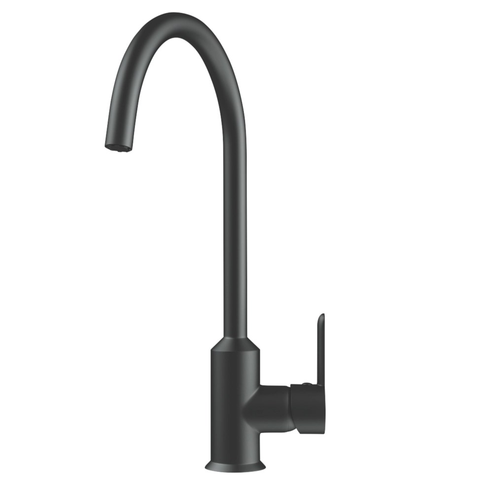 2023 Best Selling ETAL Single Lever Mono Mixer Kitchen Tap Granite Black