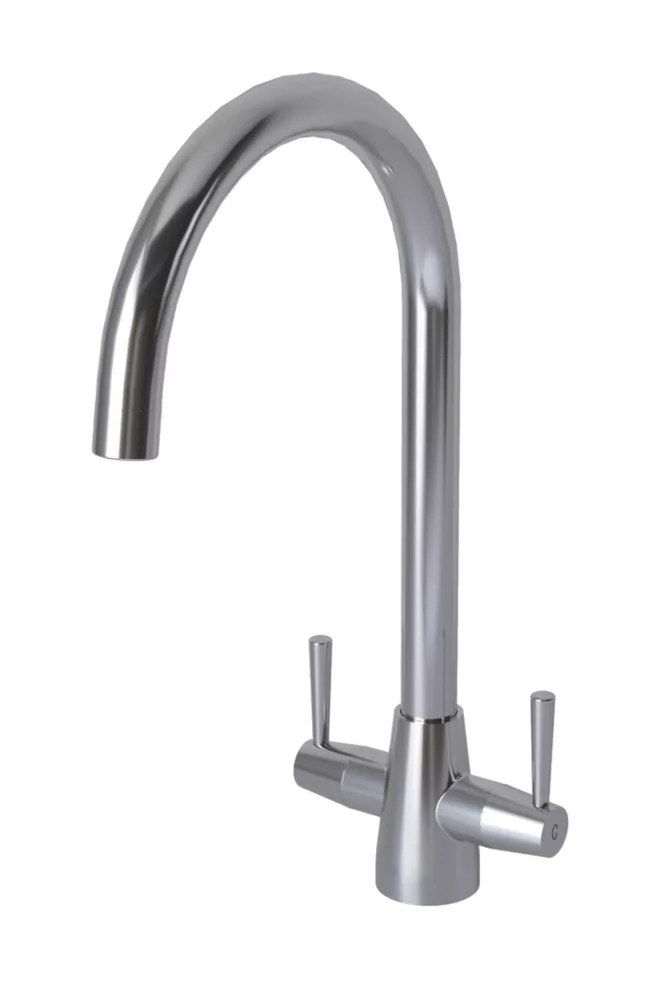 Best hot sale ETAL Wick Twin Lever Kitchen Mixer Tap Polished Chrome
