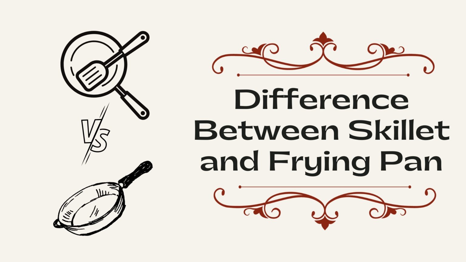 Difference Between Skillet and Frying Pan KitchenThinker