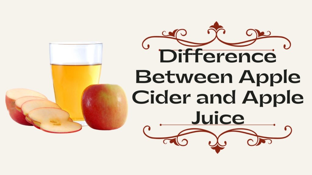 Difference Between Apple Cider and Apple Juice KitchenThinker