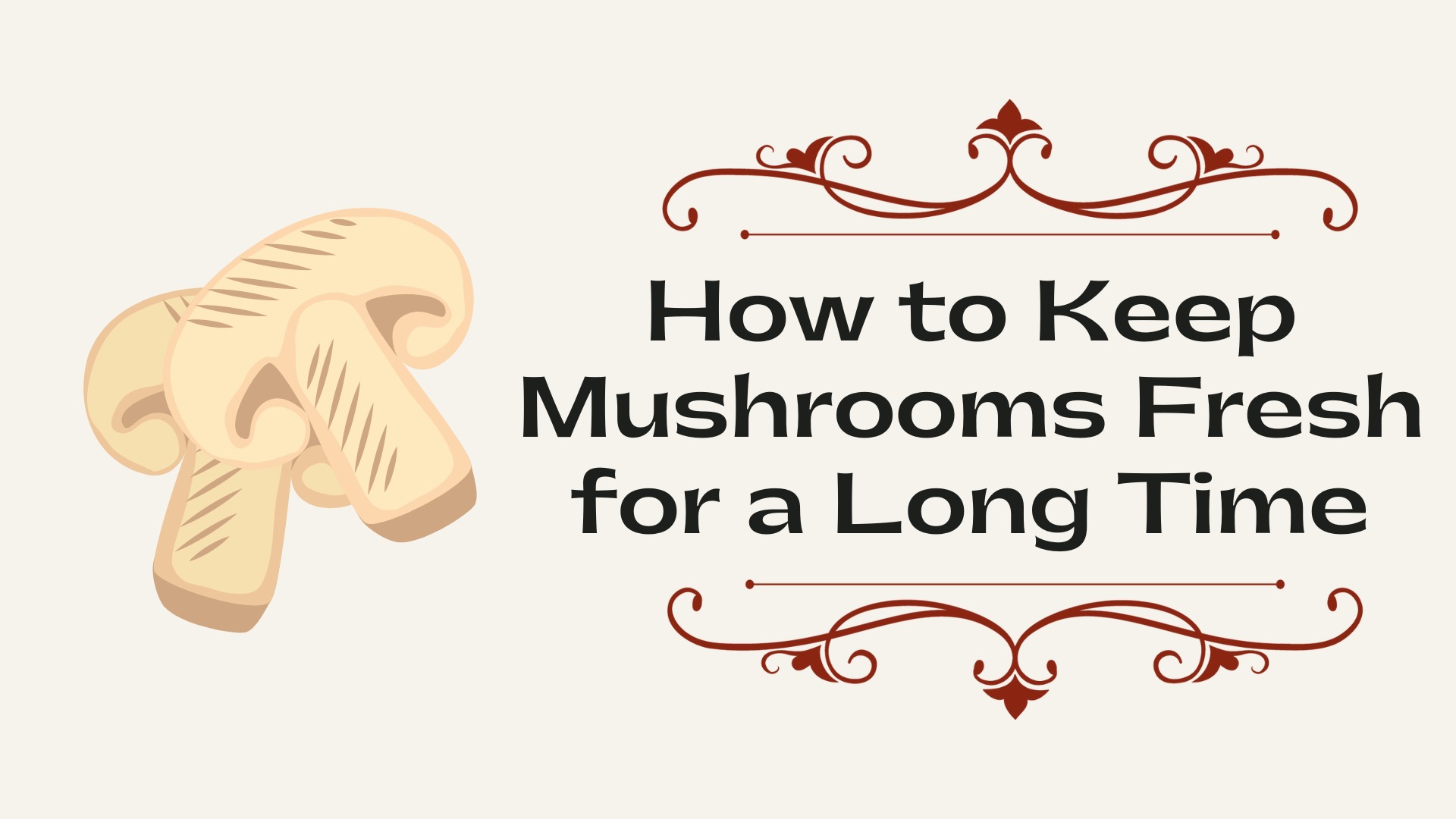 How to Keep Mushrooms Fresh for a Long Time KitchenThinker