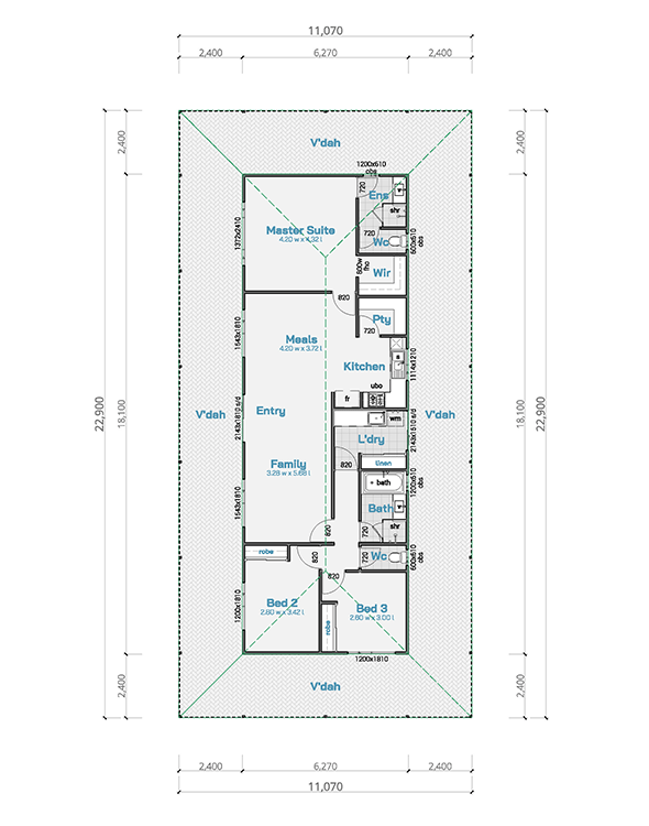 The Denmark First Time Buyer Kit Home, Raised House Kitco Builders