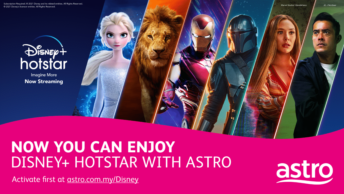 WATCH DISNEY+ HOTSTAR FROM JUNE 1, 2021 VIA ASTRO