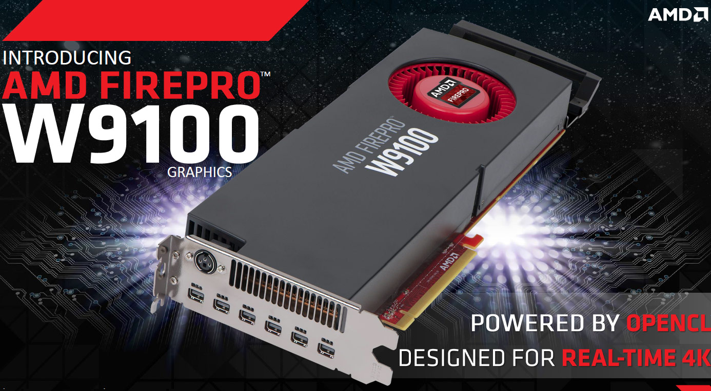 AMD FirePro W9100 Hawaii GPU goes to work with 16GB of