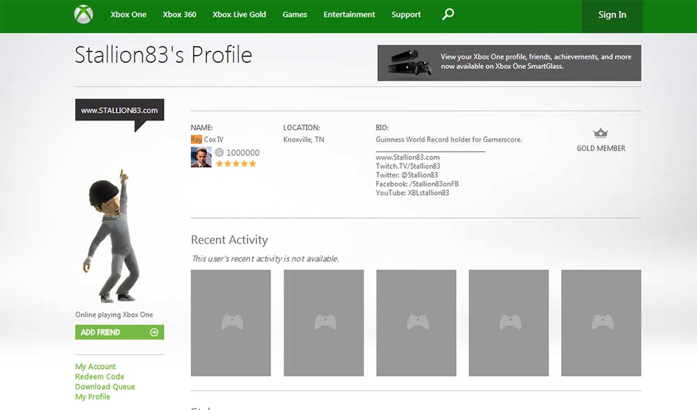 We love the xbox community, and if you're here, you probably do too. Xbox Gamer Hits A Million Achievement Points Kitguru