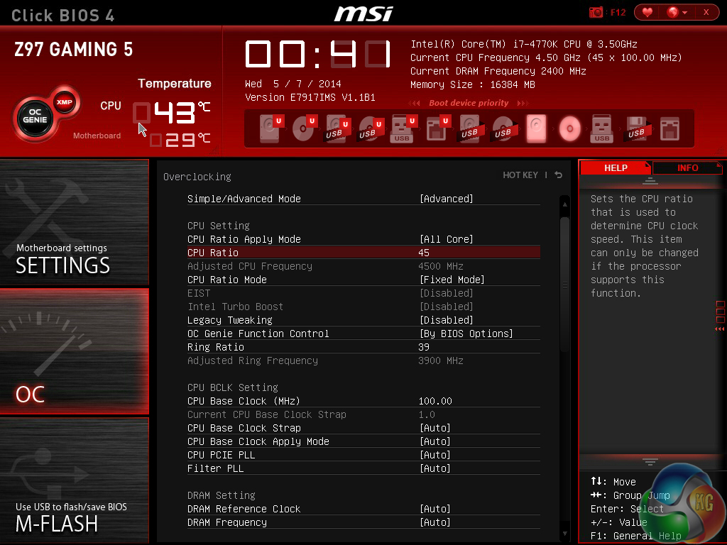 MSI Z97 Gaming 5 Motherboard Review KitGuru Part 10