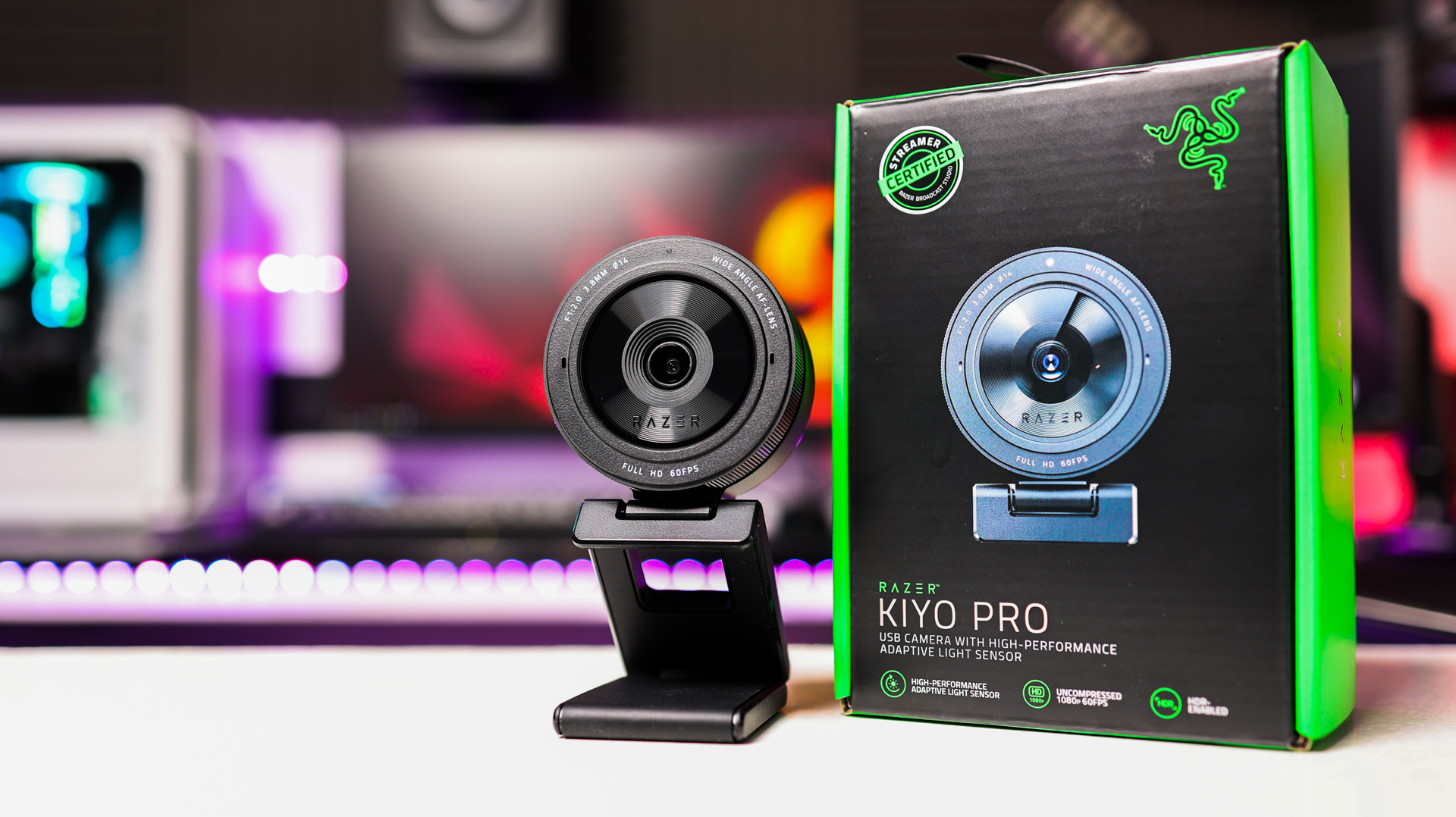 Razer Kiyo HD Streaming Cam W/ Light bellahome.ge