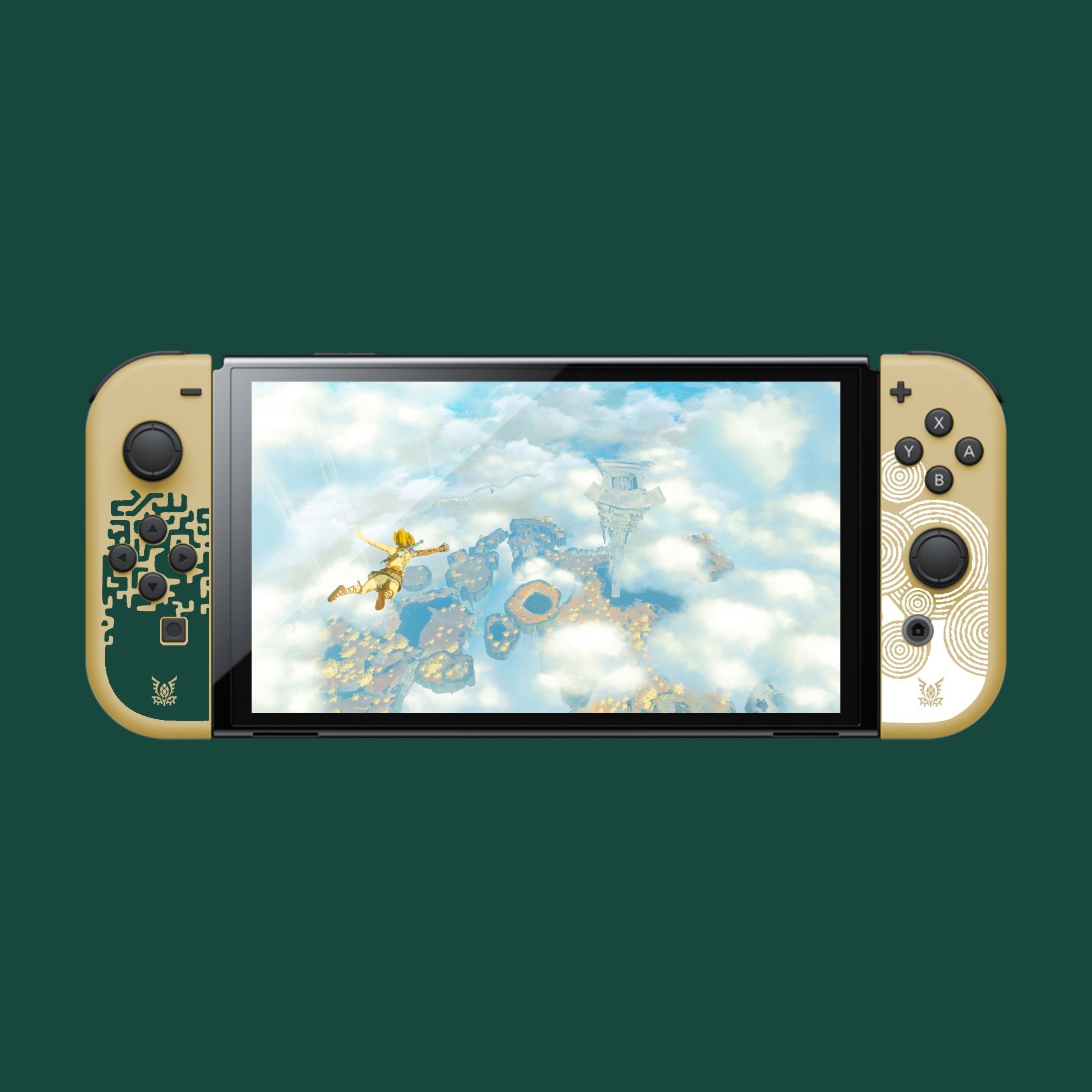 Official Zelda Tears of the Kingdom Switch console leaks in high