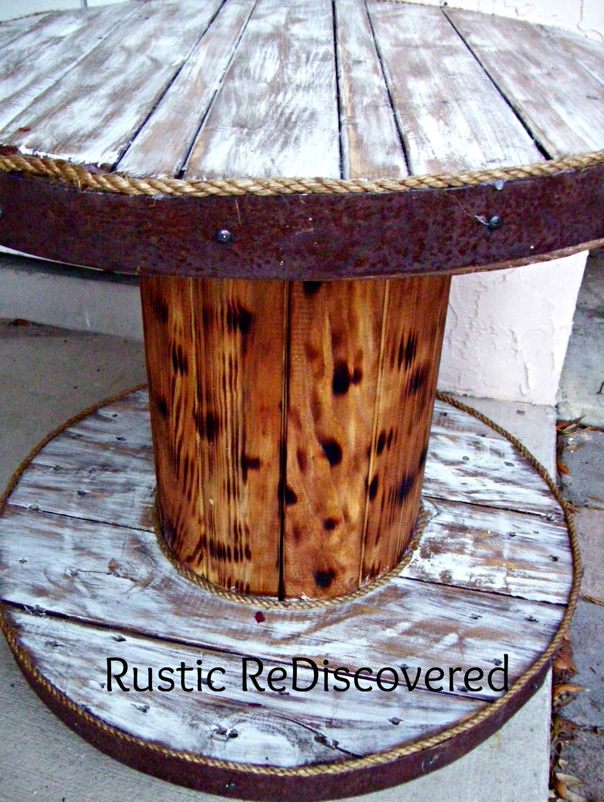 Cable Spool Table Tutorial kitskorner