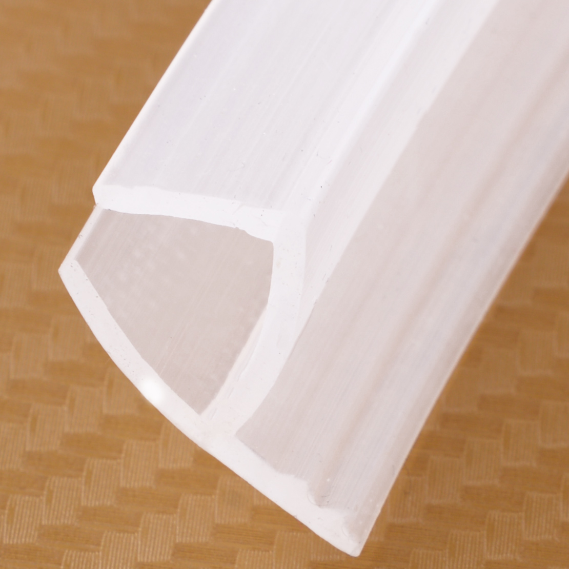 2M Bath Shower Screen Door Window Seal Strip Gap Curved Flat Rubber