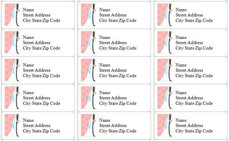 12 Awesome Printable Address Labels | KittyBabyLove.com
