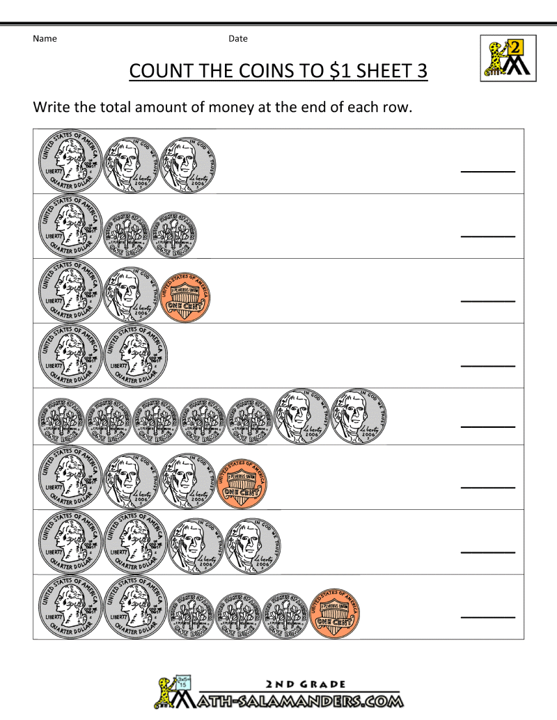 66 Fun Money Worksheets to Print Kitty Baby Love