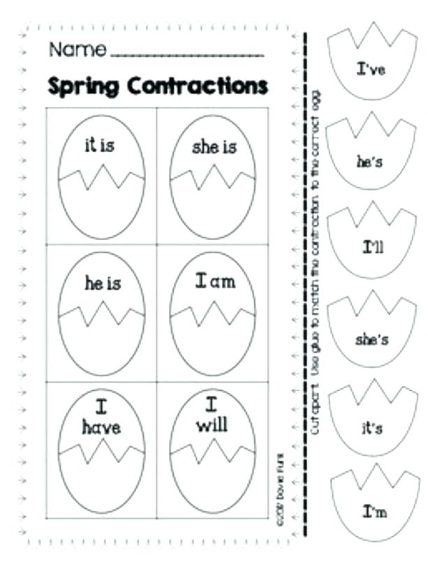 38 Contractions Worksheets for Improving Your Grammar