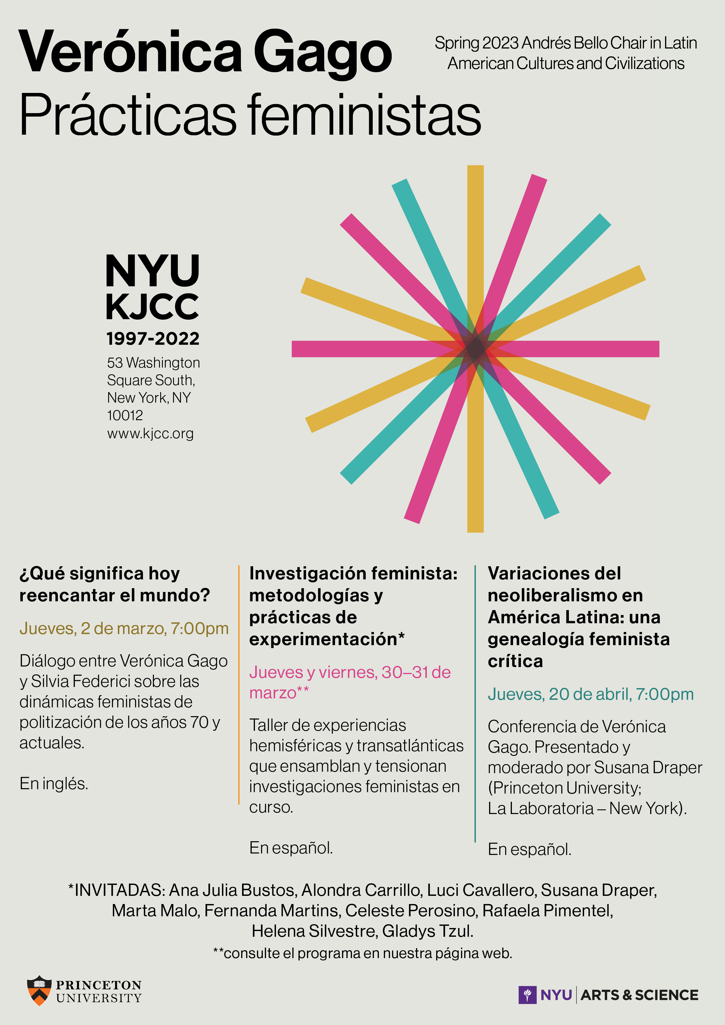 NYU KJCC Introducing Verónica Gago, KJCC Andrés Bello Chair in Latin American Cultures and