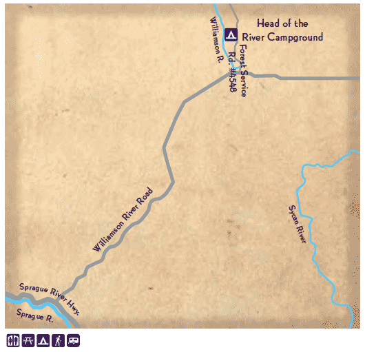 Head of the Williamson River Klamath Basin Birding Trails