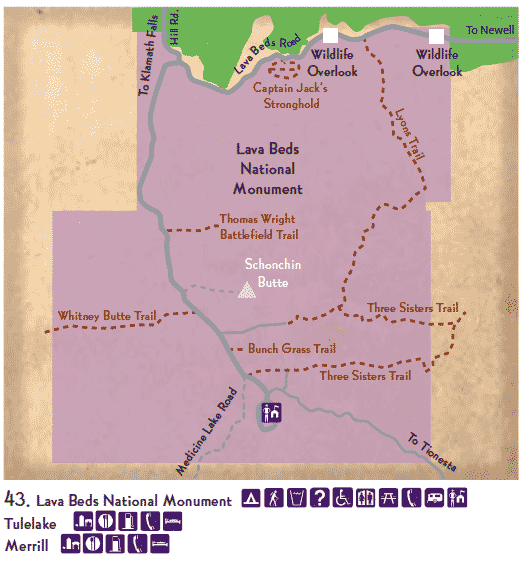 Lava Beds National Monument Klamath Basin Birding Trails