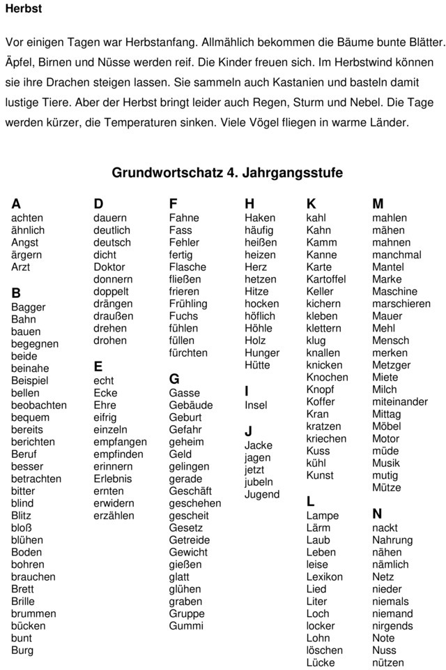 Übungsblatt zu Diktat
