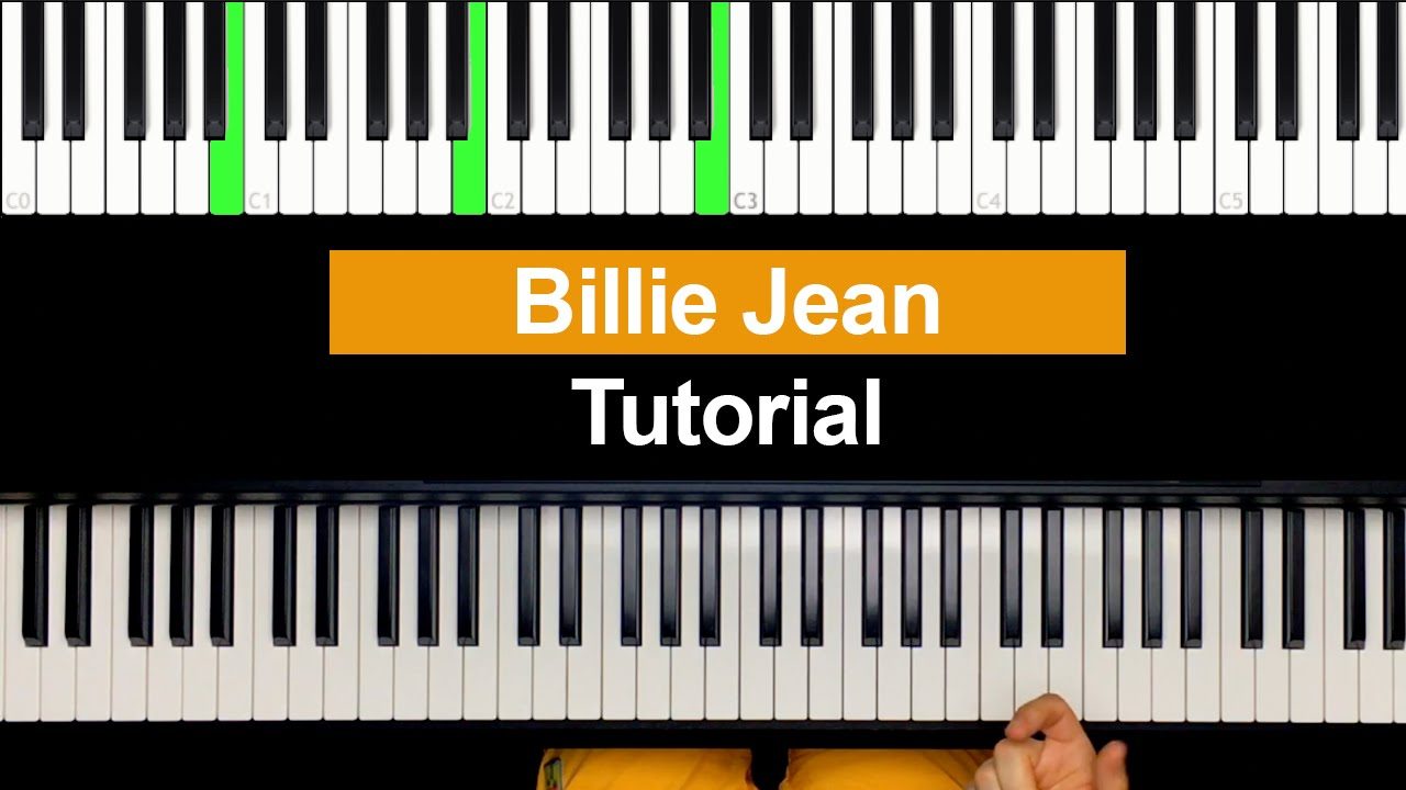 Klavier lernen für Fortgeschrittene "Billie Jean" von Michael Jackson