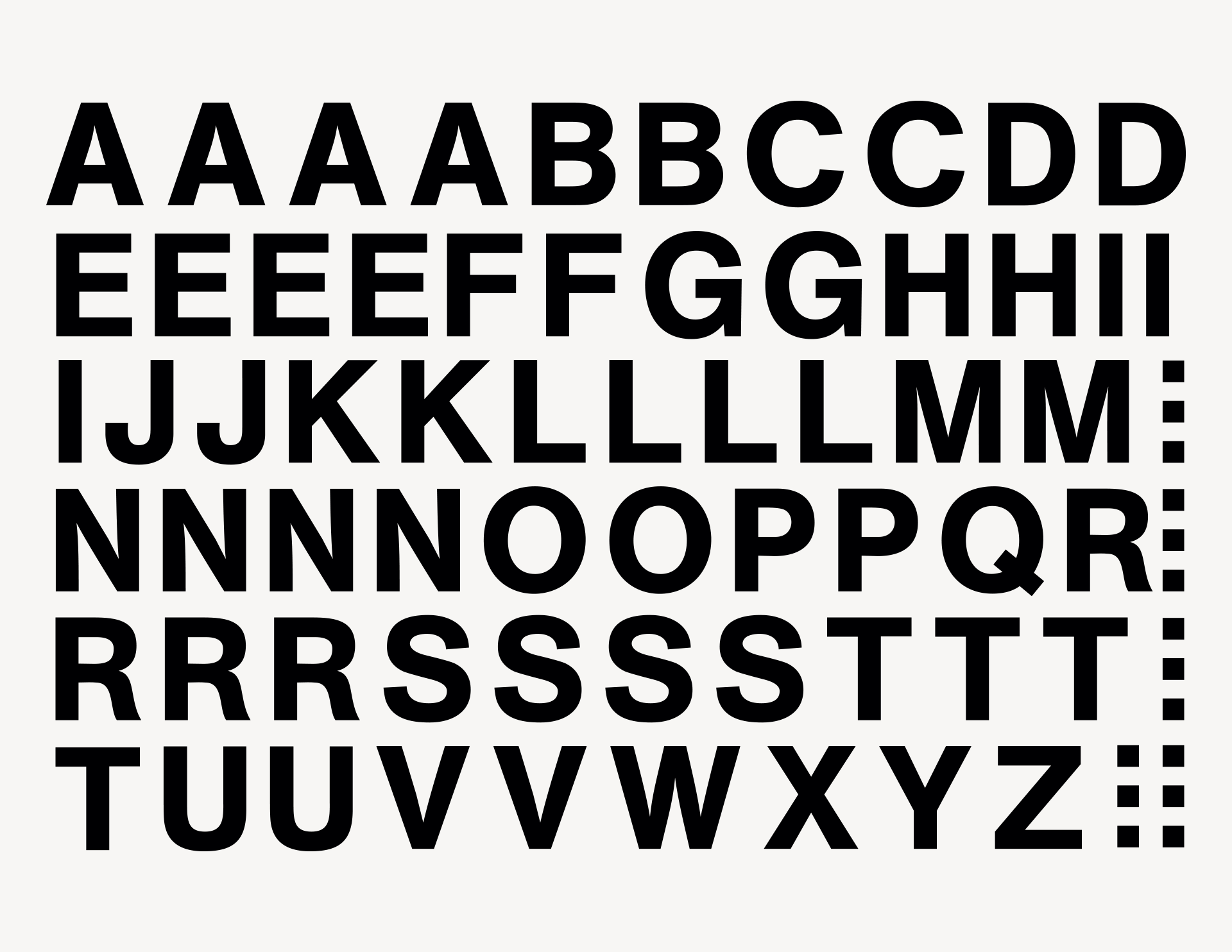 BuchstabenAufkleber modern