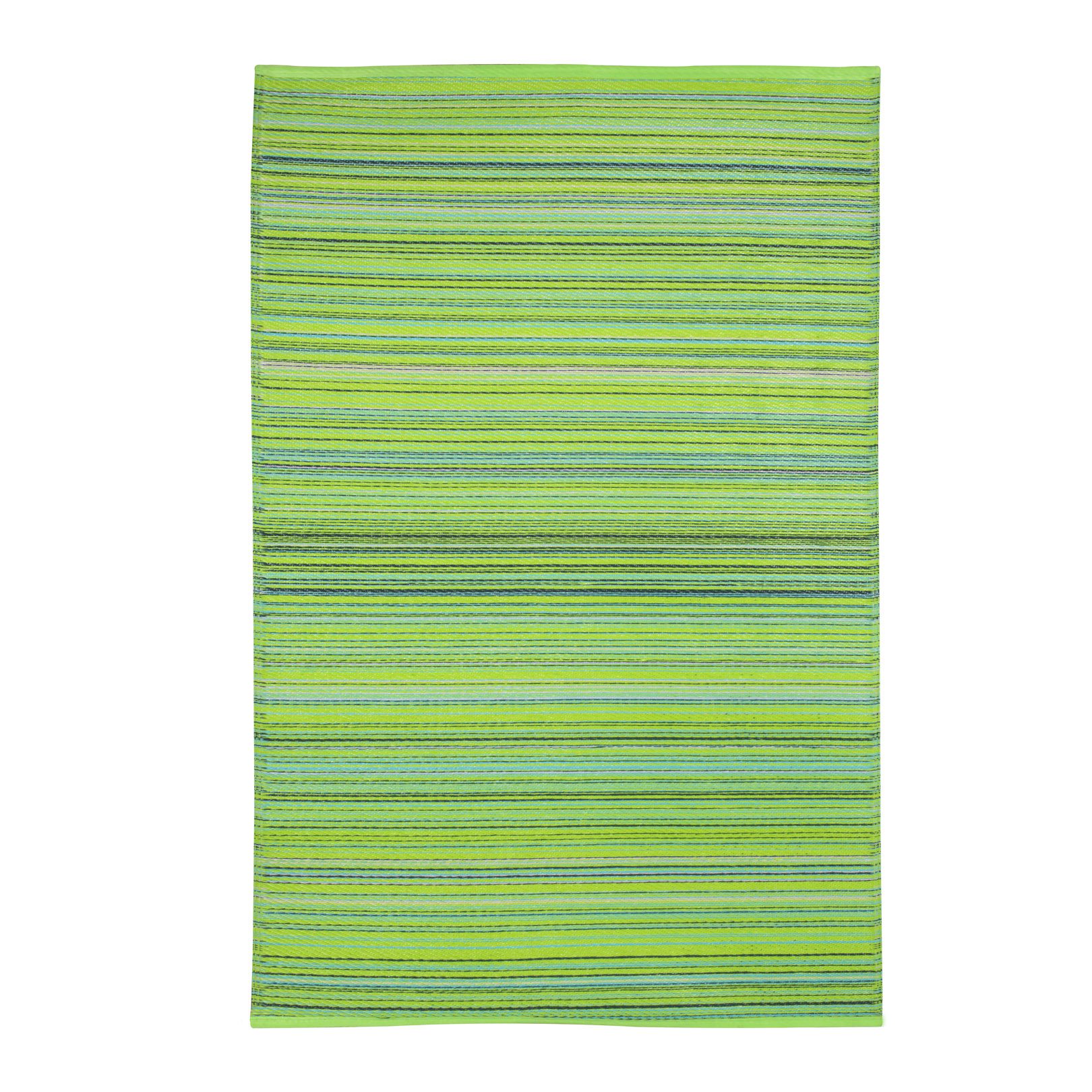 Weaver Lightweight Reversible Stain Proof Plastic Outdoor Rug, Green