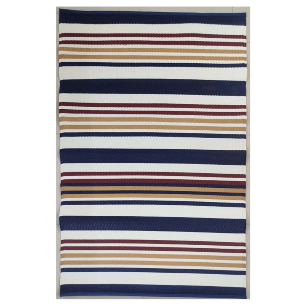 Excel Lightweight Reversible Stain Proof Plastic Outdoor Rug, Multicolor, 120cmx180cm (4ftx6ft