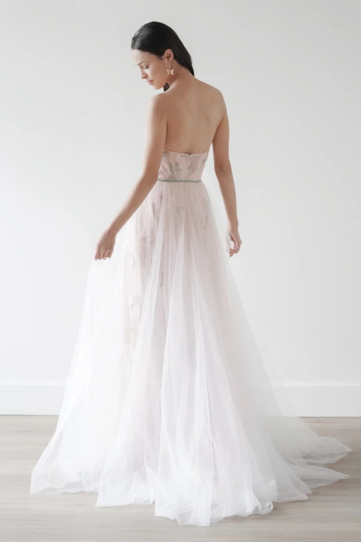 Bohemian Flower Embroidered Dress Kleinfeld Bridal